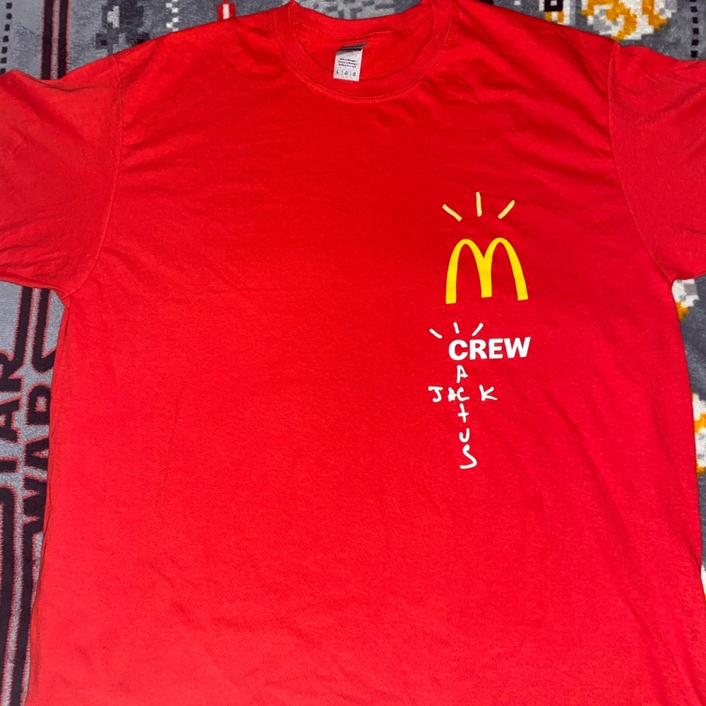 Travis Scott x McDonald’s shirt large